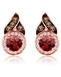 Le Vian - Ladies Raspberry Rhodolite Earrings Set - Lyst
