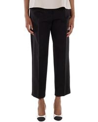 Max Mara - Verbano Stretch-Wool Trousers, Brand Size 38 Us Size 4 - Lyst