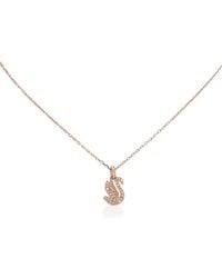 Swarovski - Swan Pendant, Swan, Small, 18K Rose Finish - Lyst