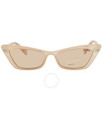 Guess - Brown Cat Eye Sunglasses  57e 53 - Lyst