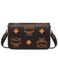 MCM - Maxi Visetos Aren Camera Bag - Lyst