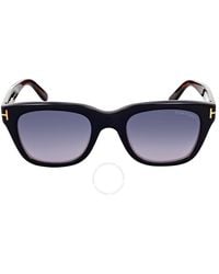 Tom Ford - Snowdon Smoke Gradient Square Sunglasses Ft0237 05b 50 - Lyst