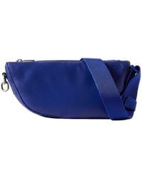 Burberry - Shiled Leather Crossbody Bag - Lyst