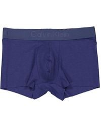Calvin Klein - Cotton-Blend Trunks - Lyst