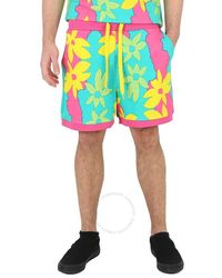 Moschino - All-over Floral Printed Swim Shorts - Lyst