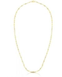 Tresorra - 14K Diamond Shape Mirror Chain Necklace - Lyst