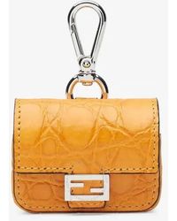 Fendi Logo Print Airpods Pro Case in Yellow for Men | Lyst