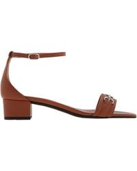 Bally - Cloto Leather Ankle-Strap Sandals - Lyst