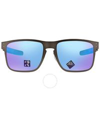 Oakley - Holbrook Metal Polarized Prizm Sapphire Square Sunglasses Oo4123 412307 55 - Lyst