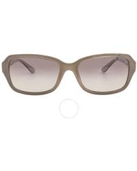 Guess - Brown Gradient Rectangular Sunglasses Gu7595 57f 56 - Lyst
