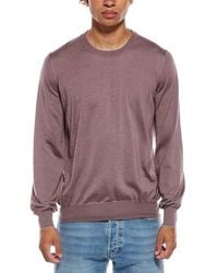 Brunello Cucinelli - Mauve Cashmere Silk Sweater, Brand Size 48 (Us - Lyst