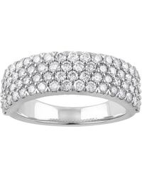 Brilliant Diamond - 1.45 Carat 14K Round Cut Lab Grown Diamond Wedding Band For -Color/Clarity-Iji1 - Lyst
