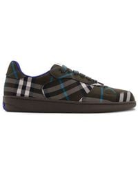 Burberry - Check Terrace Low-Top Sneakers, Brand Size 42 Us - Lyst