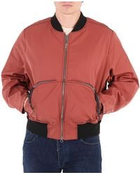 Roberto Cavalli - Venetian Brick Shell Bomber Jacket, Brand Size 46 (Us - Lyst