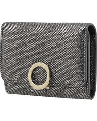 BVLGARI Serpenti Forever Leather Card Holder in Green - Lyst