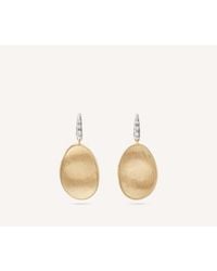 Marco Bicego - Diamond-Studded Earrings, Small 18K Ob1342-A_B_Yw_Q6 - Lyst