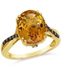 Le Vian - Ladies Semi Precious Ring Featuring 4 1/4 Cts. Cinnamon Citrine Set - Lyst