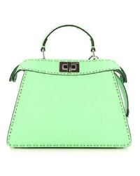 Fendi - Peekaboo Top Handle Leather Bag - Lyst