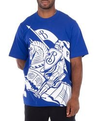 Burberry - Ekd Print Cotton T-Shirt - Lyst