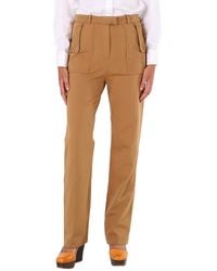 Burberry - Ladies Biscuit Pocket Detail Jersey Tailored Trousers, Brand Size 4 (Us - Lyst