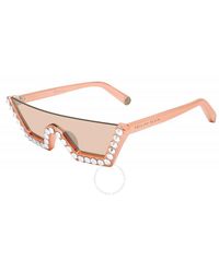 Philipp Plein - Pink Mirror Irregular Sunglasses Spp031s 9nfx 99 - Lyst