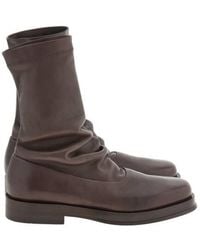 Ferragamo - Furseo Nappa Sock Boots - Lyst