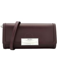 Jimmy Choo - Garnet Leather Mini Shoulder Bag - Lyst