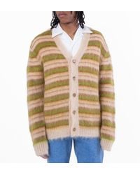 Marni - V Neck Long-Sleeve Cardigan, Brand Size 48 Us - Lyst