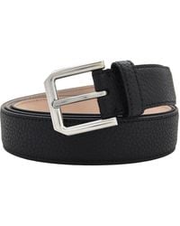 Bally - Square Vanadium Leather Belt, Cm - Lyst