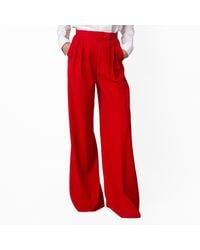 Max Mara - Rimini Wool Trousers, Brand Size 40 Us Size 6 - Lyst