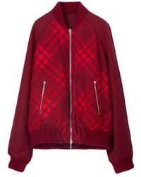 Burberry - Ripple Reversible Check-print Bomber Jacket - Lyst