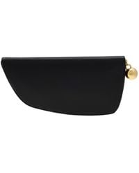 Burberry - Shield Leather Wallet - Lyst