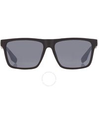 Calvin Klein - Grey Square Sunglasses Ck20521s 001 56 - Lyst
