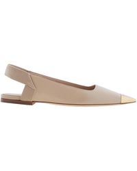 Ferragamo - Ferragamo Alhena Nappa Slingback Flats - Lyst