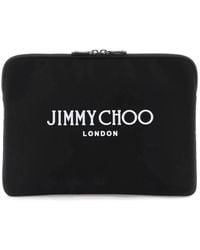 Jimmy Choo - Adler Logo Print Pouch - Lyst