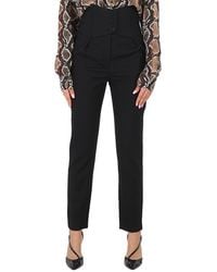 Saint Laurent - High-Waist Pleated-Detail Trousers, Brand Size 34 (Us - Lyst