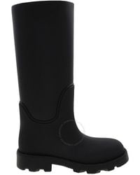 Burberry - Marsh Water Resistant Rubber Boots, Brand Size 39 (Us - Lyst