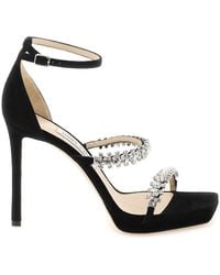 Jimmy Choo - Bing 105 Crystal Sandals - Lyst