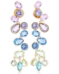 Swarovski - Gema-Tone Plated Crystal Earrings - Lyst