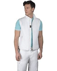 Moorer - Sleeveless Zip-Up Vest - Lyst
