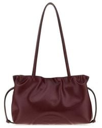 Tory Burch - Burgundy Synthetic Leather Small Ella Shoulder Bag Bordeaux Borse A Mano - Lyst