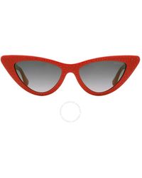 Guess - Gradient Smoke Cat Eye Sunglasses Gu7810 68b 54 - Lyst