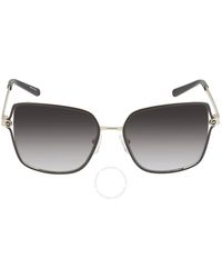 Michael Kors - Cancun Dark Gray Gradient Square Sunglasses Mk1087 10058g 56 - Lyst
