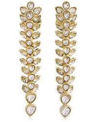 Swarovski - Idyllia Drop Earrings, Mixed Cuts, Long, 18K Finish - Lyst