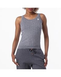 Burberry - Ekd Intarsia Logo Cashmere Tank Top - Lyst