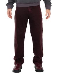 VTMNTS - Bordeaux Acid Wash Jeans, Waist - Lyst