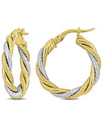 Amour - 20Mm Twisted Hoop Earrings - Lyst