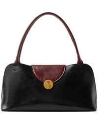 Versace - Medium Shoulder Calf Leather Bag - Lyst