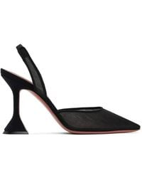 AMINA MUADDI - Holli Mesh Slingback Pumps, Brand Size 37 Us - Lyst