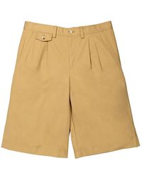 Burberry - Cotton Twill Icon Stripe Detail Tailored Shorts - Lyst